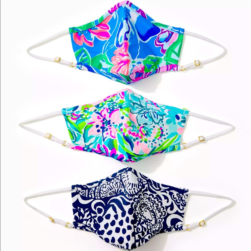 Lilly Pulitzer 3-Pack Face Mask Set 💗
